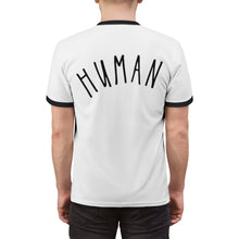 Load image into Gallery viewer, Human Rights Unisex Origins bk. Ringer Tee