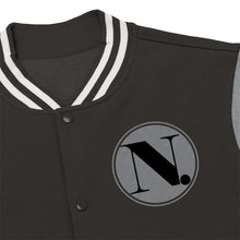 Load image into Gallery viewer, Men's Varsity Jacket (ND) Coin Print Logo