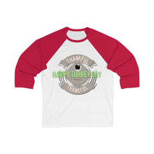 Load image into Gallery viewer, Unisex 3/4 Sleeve Holiday ThanksGiving Tee