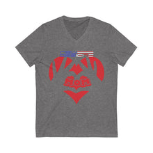 Load image into Gallery viewer, Mothers Heart n' Hand Unisex Jersey Short Sleeve V-Neck Tee