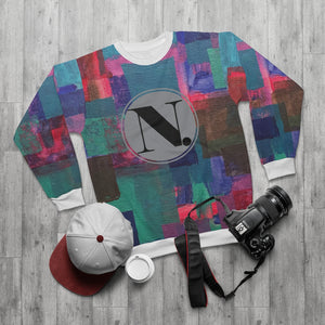(ND) Plaid Coin Logo AOP Unisex Sweatshirt T.C.R