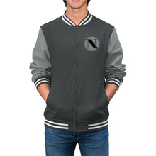 Load image into Gallery viewer, Men's Varsity Jacket (ND) Coin Print Logo