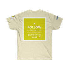 Load image into Gallery viewer, Unisex Ultra Cotton WOW Book/ Follow Back Tweet Tee