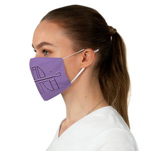 Bad Witch Face Mask purple