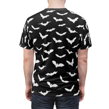 Load image into Gallery viewer, Bats AOP Tee Black/ White