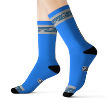 Load image into Gallery viewer, Sublimation Socks by New Designs Blue