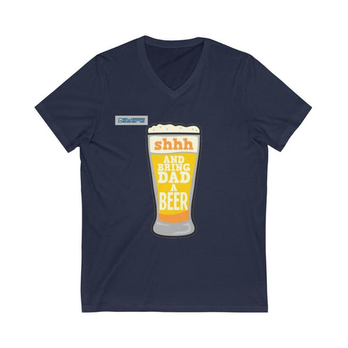 Fathers Day Jersey Short Sleeve V-Neck Tee