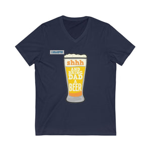 Fathers Day Jersey Short Sleeve V-Neck Tee