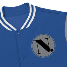 Load image into Gallery viewer, Men's Varsity Jacket (ND) Coin Print Logo