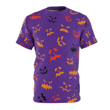 Load image into Gallery viewer, Spooky Pumpkin AOP Tee Purple