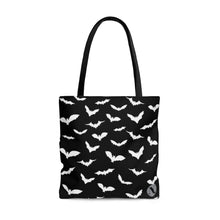 Load image into Gallery viewer, Bats AOP Tote Bag Black/White