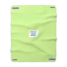Load image into Gallery viewer, Sherpa Fleece Blanket Logo Stamp Venom Green