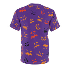 Load image into Gallery viewer, Spooky Pumpkin AOP Tee Purple