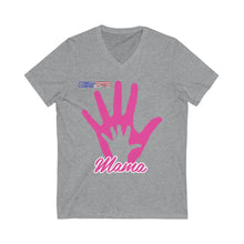 Load image into Gallery viewer, Mothers Hands Unisex Jersey Short Sleeve V-Neck Tee
