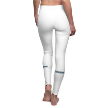 Load image into Gallery viewer, Women's Cut &amp; Sew Casual Leggings Silk White