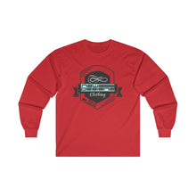 Load image into Gallery viewer, Ultra Cotton Long Sleeve Tee College Print Logo