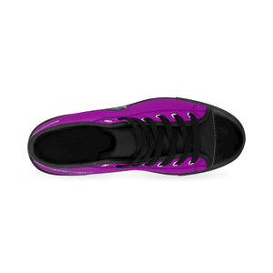 (ND) alt logo -Women's High-top Sneakers Plum