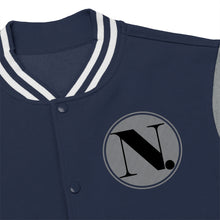Load image into Gallery viewer, Men's Varsity Jacket (ND) Coin Print Logo