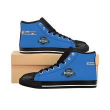 Load image into Gallery viewer, (ND) alt Logo -Women&#39;s High-top Sneakers (ND)Blue