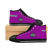 Load image into Gallery viewer, (ND) alt logo -Women&#39;s High-top Sneakers Plum