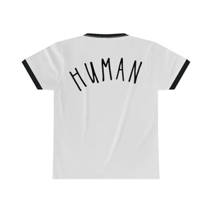 Human Rights MDX Shoe.bk. Ringer Tee
