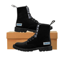 Load image into Gallery viewer, (ND) -Men&#39;s Canvas Boots Stealth Black