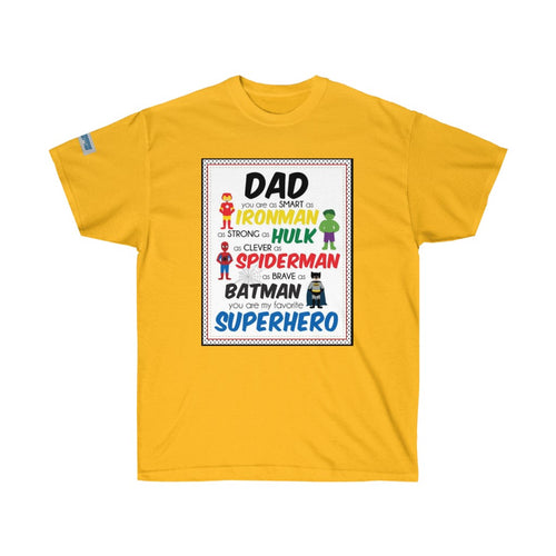Fathers Day Super-Hero Ultra Cotton Tee