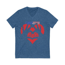 Load image into Gallery viewer, Mothers Heart n' Hand Unisex Jersey Short Sleeve V-Neck Tee