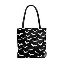 Load image into Gallery viewer, Bats AOP Tote Bag Black/White