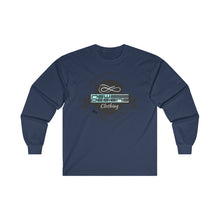 Load image into Gallery viewer, Ultra Cotton Long Sleeve Tee College Print Logo
