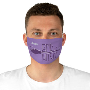 Bad Witch Face Mask purple