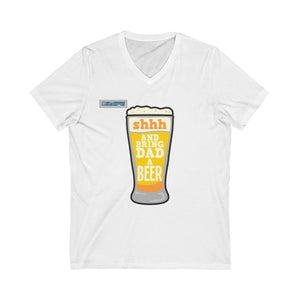 Fathers Day Jersey Short Sleeve V-Neck Tee