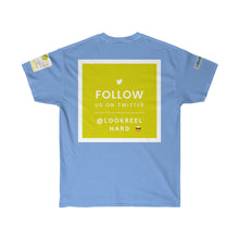 Load image into Gallery viewer, Unisex Ultra Cotton WOW Book/ Follow Back Tweet Tee