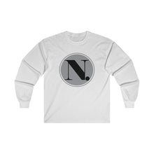 Load image into Gallery viewer, Ultra Cotton Long Sleeve Tee Coin Print Logo