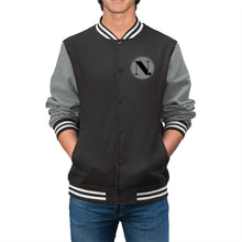 Load image into Gallery viewer, Men's Varsity Jacket (ND) Coin Print Logo