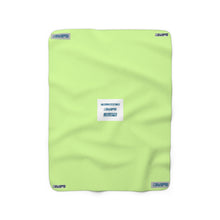 Load image into Gallery viewer, Sherpa Fleece Blanket Logo Stamp Venom Green