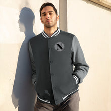 Load image into Gallery viewer, Men's Varsity Jacket (ND) Coin Print Logo