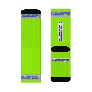 Sublimation Socks by New Designs Neon Green