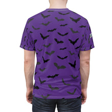 Load image into Gallery viewer, Bats AOP Tee Purple/Gold
