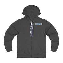 Load image into Gallery viewer, ND Vert. Logo Unisex French Terry Zip Hoodie