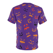 Load image into Gallery viewer, Spooky Pumpkin AOP Tee Purple