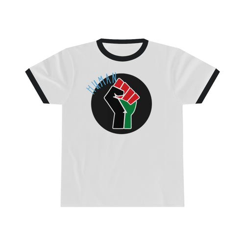 Human Rights Unisex Origins. Ringer Tee