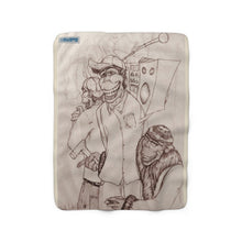 Load image into Gallery viewer, Great Apes -Sherpa Fleece Blanket