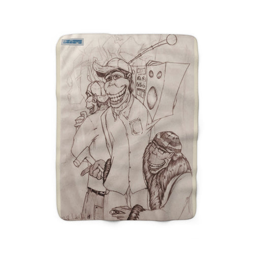 Great Apes -Sherpa Fleece Blanket