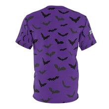 Load image into Gallery viewer, Bats AOP Tee Purple/Gold