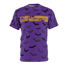 Load image into Gallery viewer, Bats AOP Tee Purple/Gold