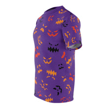 Load image into Gallery viewer, Spooky Pumpkin AOP Tee Purple