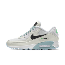 Load image into Gallery viewer, (ND) Nike Air Max’90 Men’s -White/Water/Black Logo