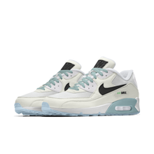 Load image into Gallery viewer, (ND) Nike Air Max’90 Men’s -White/Water/Black Logo