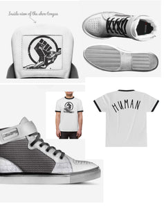Human Rights Unisex Origins. Ringer Tee